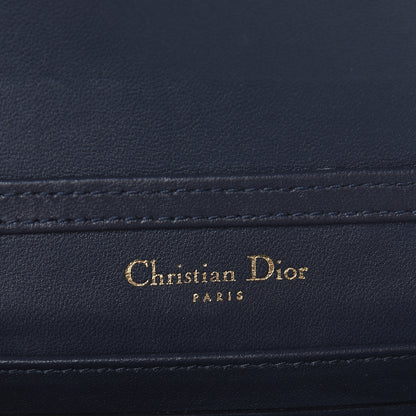 Christian Dior Metallic Patent Micro-Cannage Baby Diorama Flap Bag Champagne 6 of 11