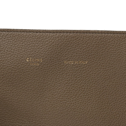 Celine Soft Grained Calfskin Small Belt Cabas Phantom Taupe 12 of 15