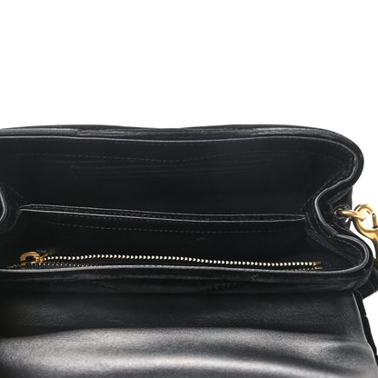 Saint Laurent Velvet Y Quilted Monogram Toy Loulou Chain Satchel French Black 5 of 11