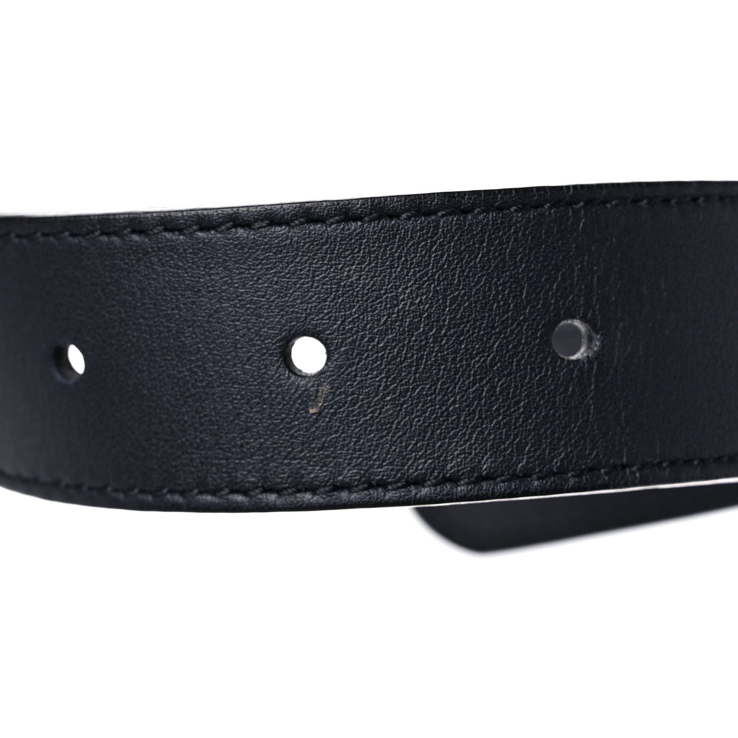 Gucci Moon Calfskin Double G 30mm Belt 80 32 Blue 5 of 7