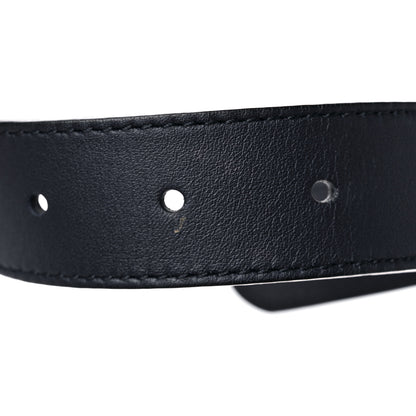 Gucci Moon Calfskin Double G 30mm Belt 80 32 Blue 5 of 7