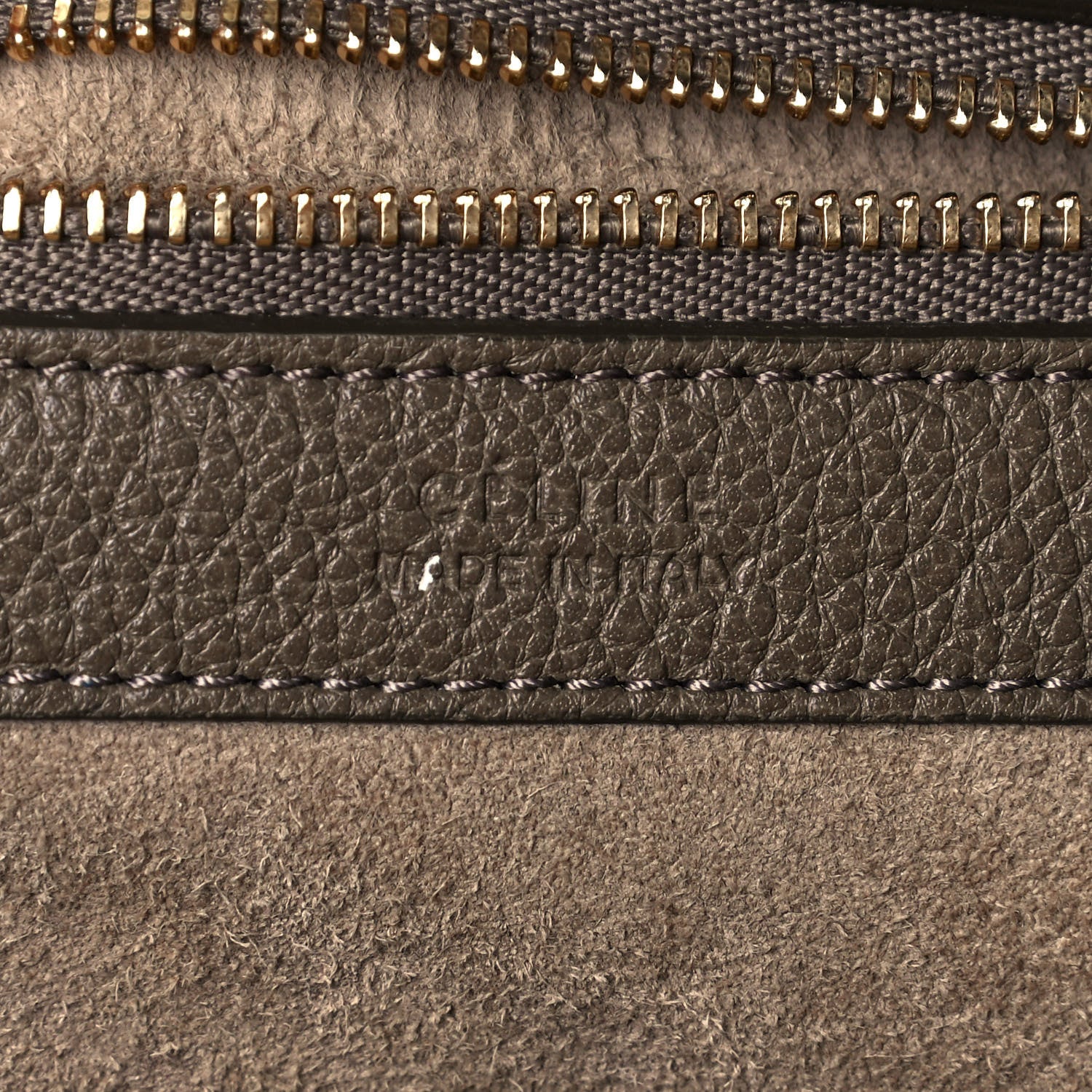 Celine Soft Grained Calfskin Medium Belt Cabas Phantom Taupe 6 of 15