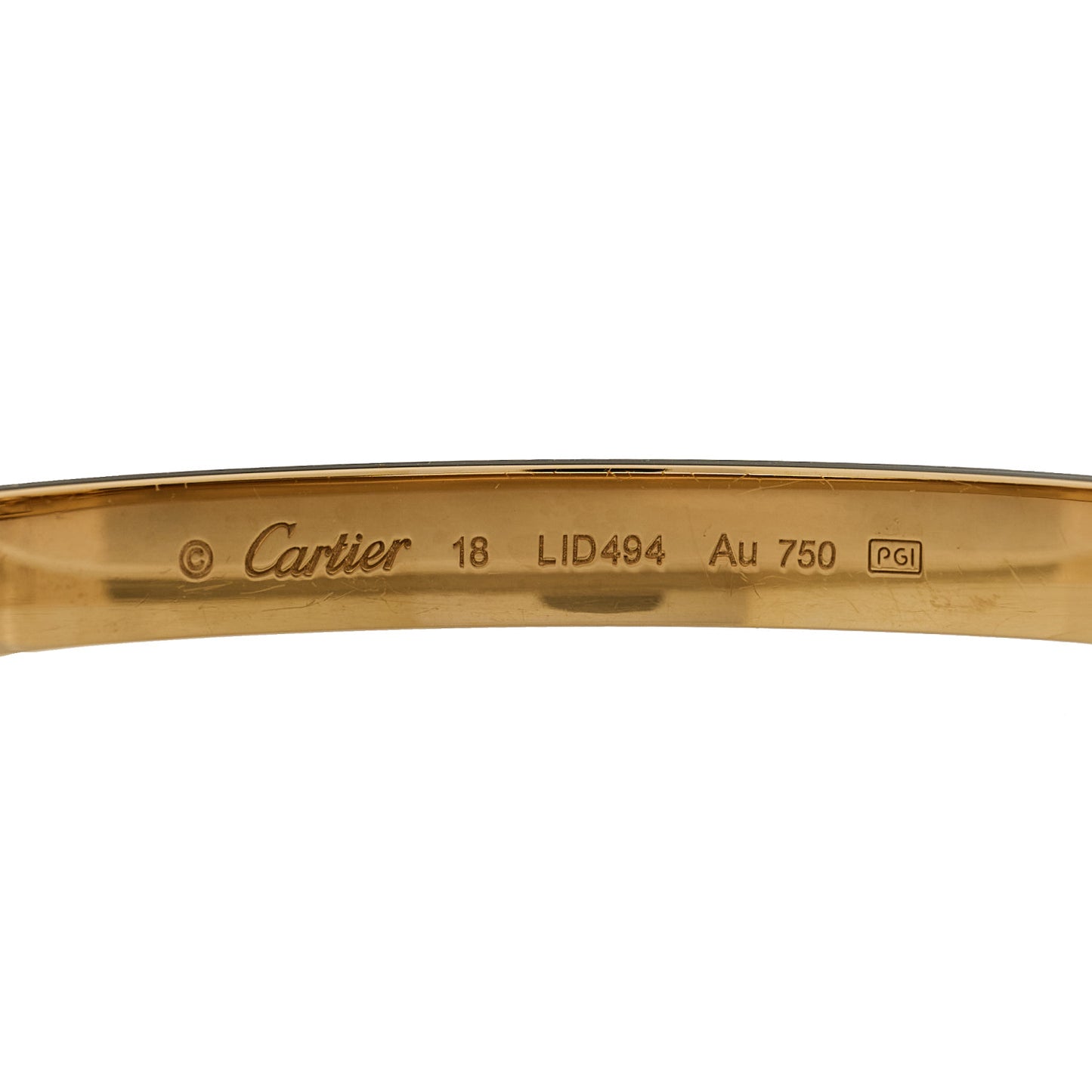 18K Yellow Gold LOVE Bracelet 18