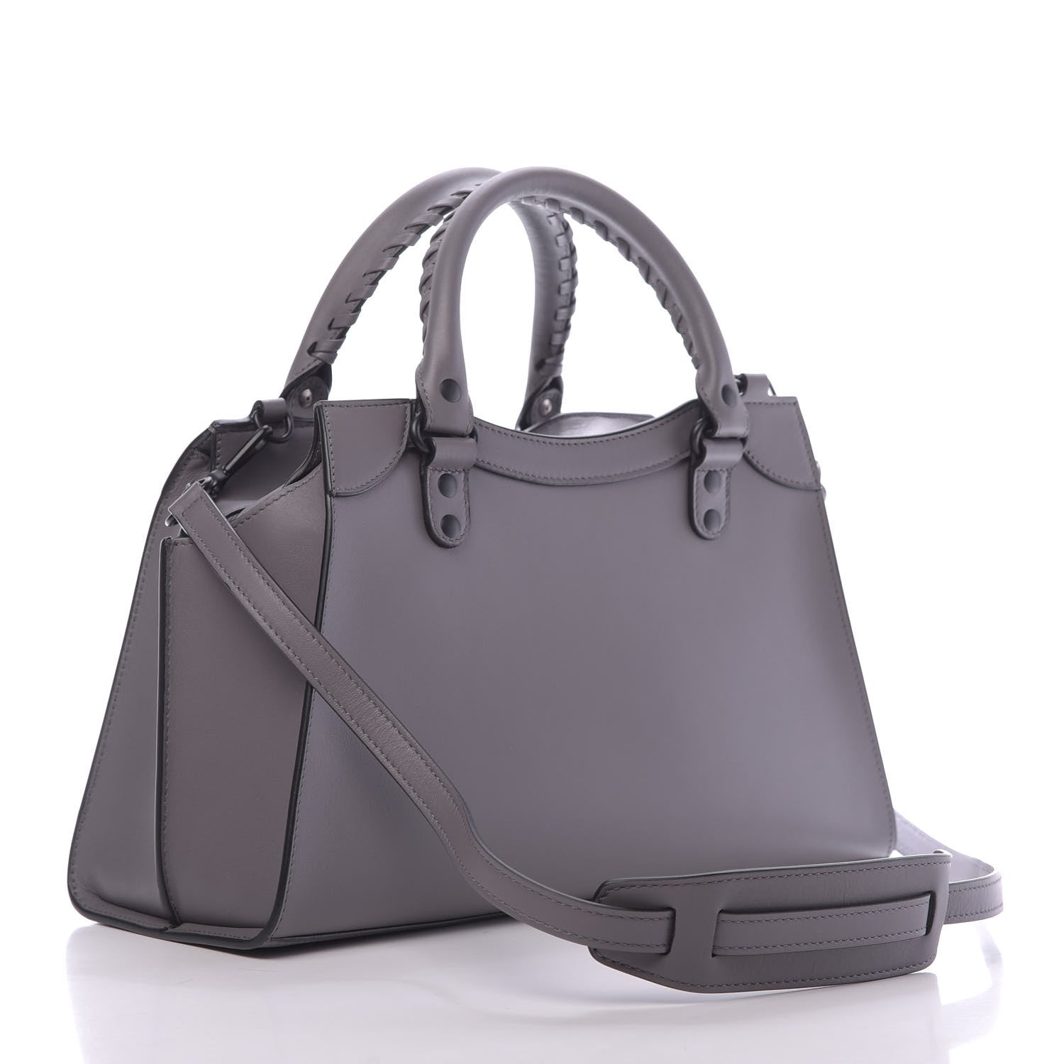 Balenciaga Smooth Calfskin Neo Classic Black Hardware S City Dark Grey 3 of 9