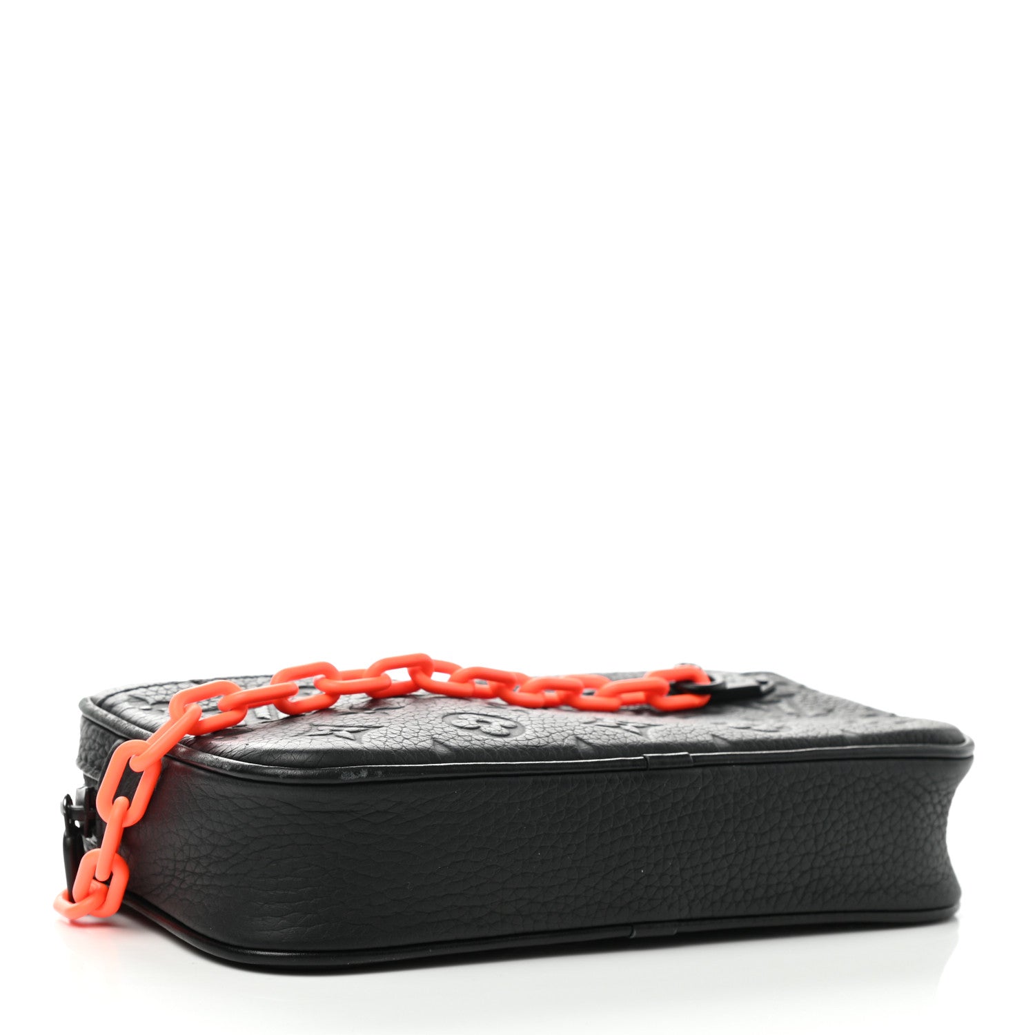 Louis Vuitton Taurillon Monogram Uniformes Solar Ray Soft Pochette Volga Belt Bag Black 4 of 8