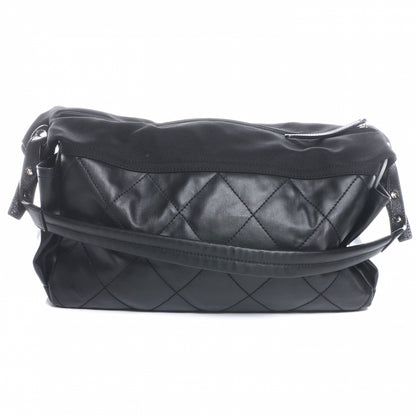 Chanel Coated Canvas Paris Biarritz Hobo Black 3 of 7