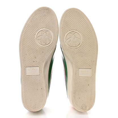 Gucci Patent Crystal Web GG Womens Falacer Sneakers 38 Mystic White 6 of 9