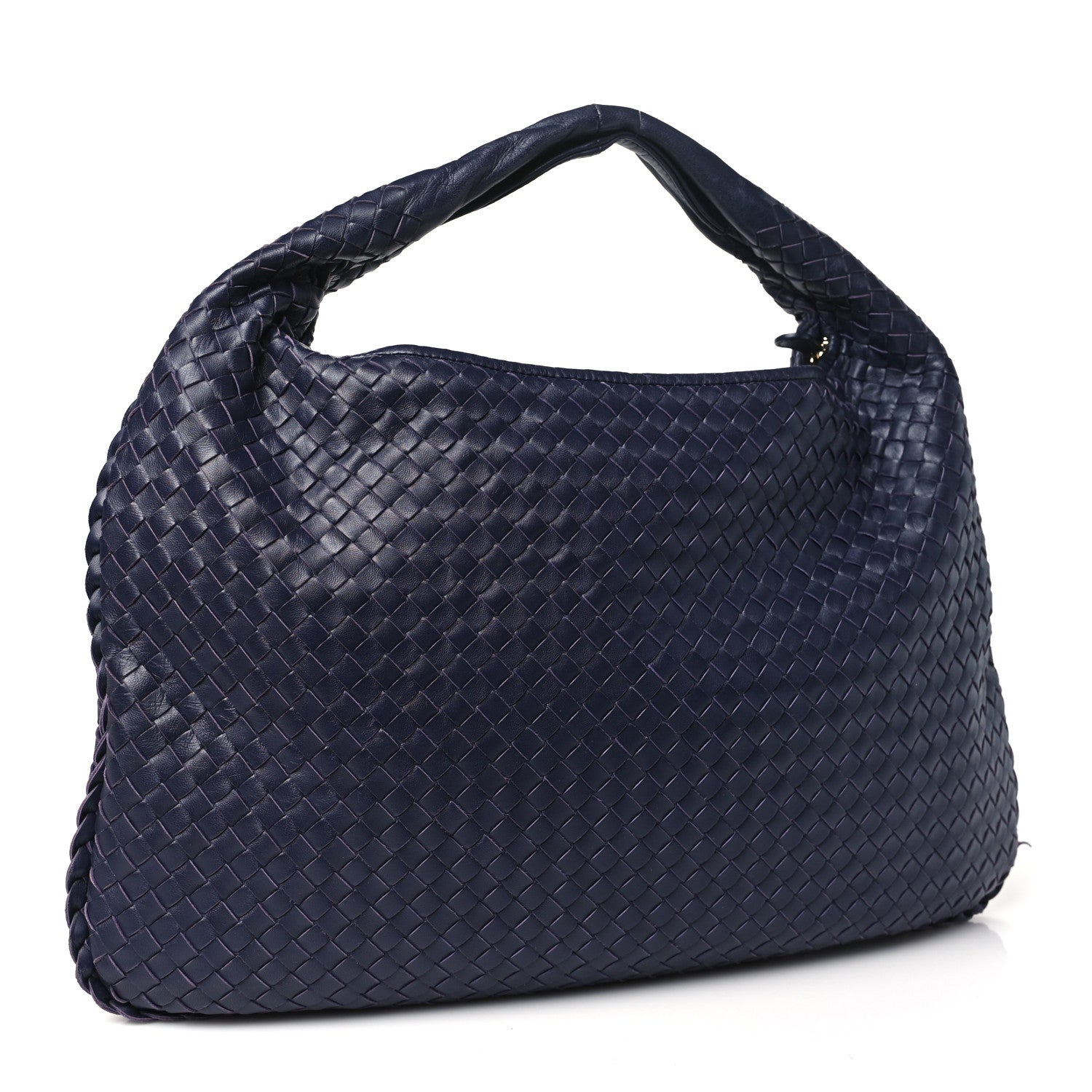 Bottega Veneta Nappa Intrecciato Large Veneta Hobo Aubergine 3 of 11