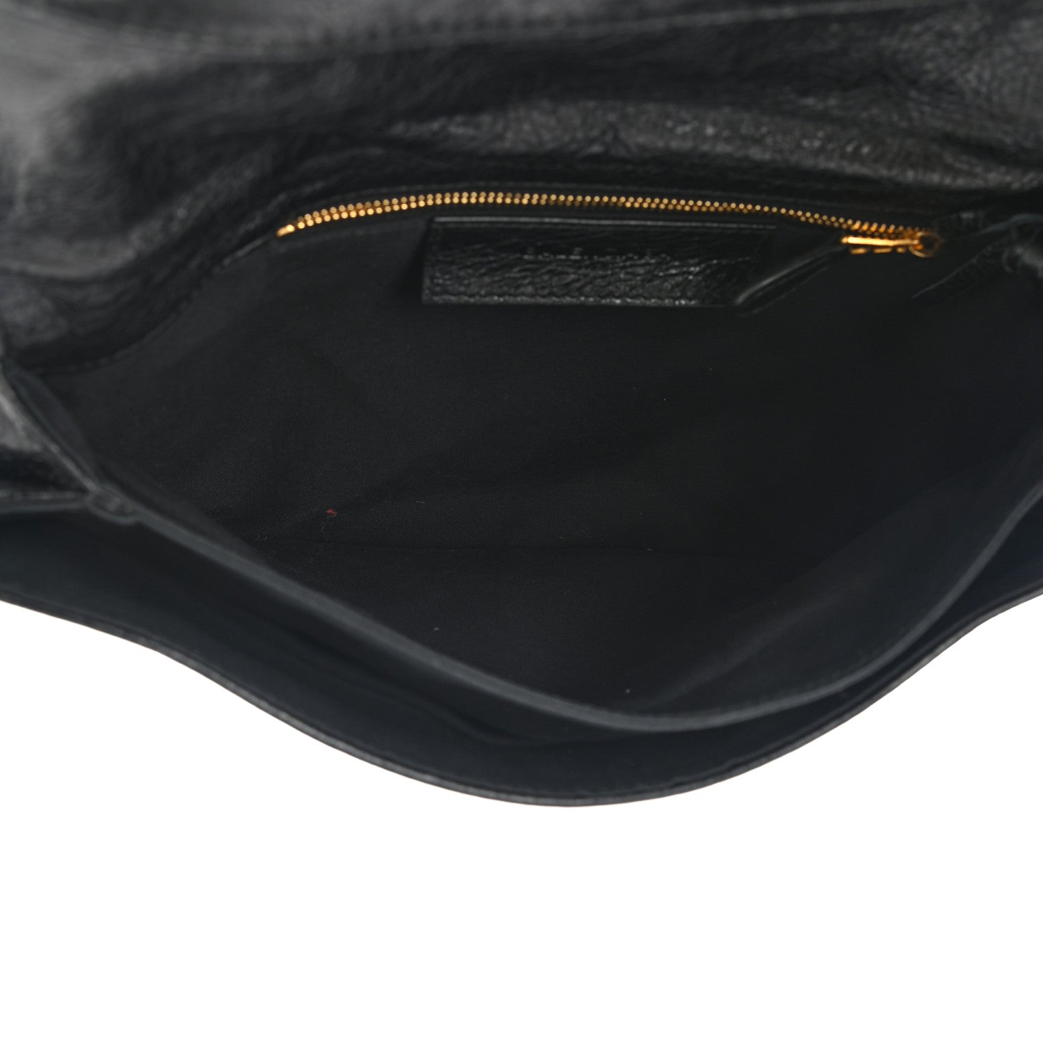 Balenciaga Agneau Giant 12 Gold Hardware Envelope Clutch Black 5 of 8