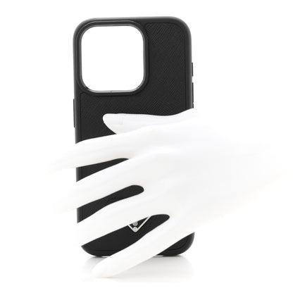 Prada Saffiano iPhone 15 Pro Case Black 2 of 7