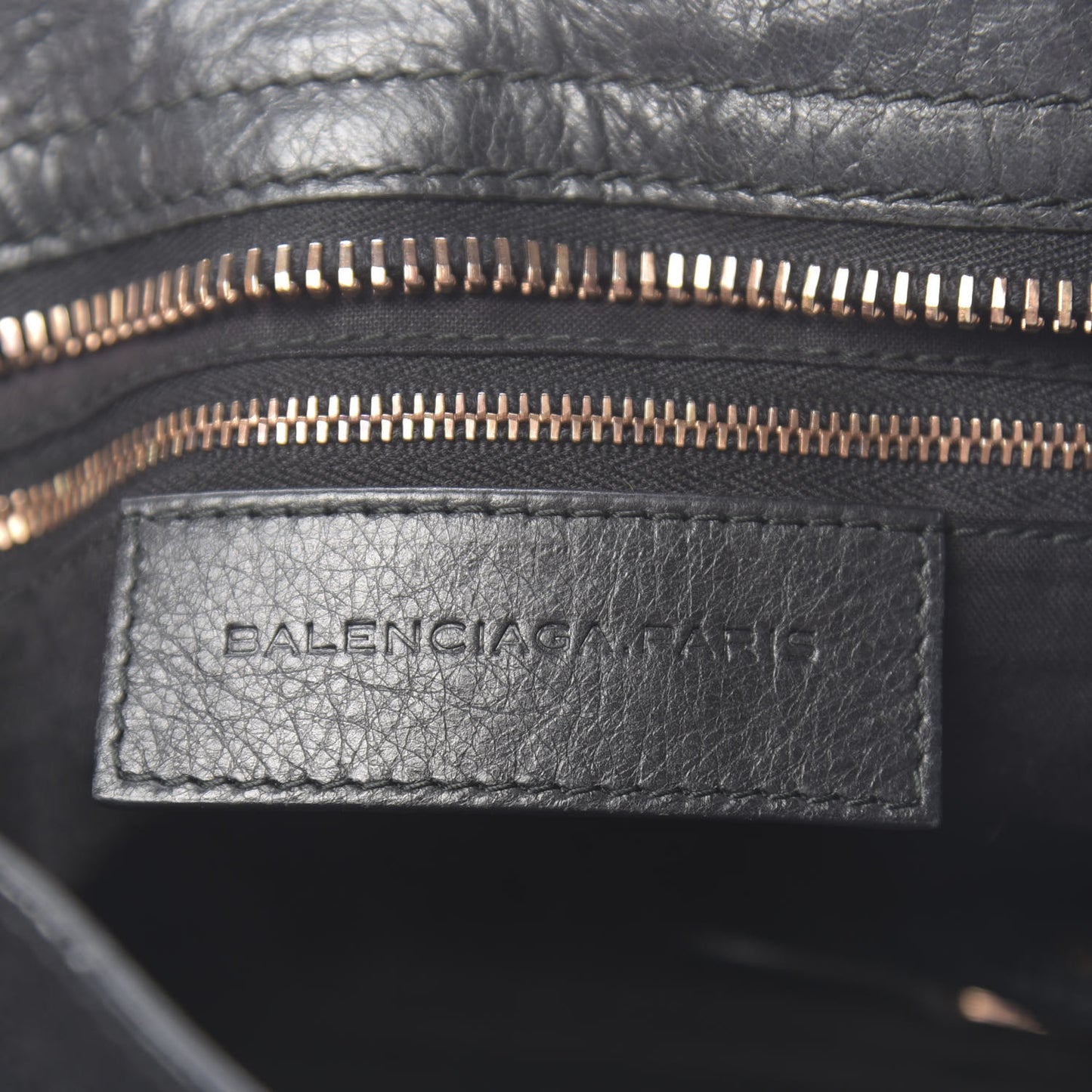 Agneau Giant 21 Rose Gold Hardware City Black