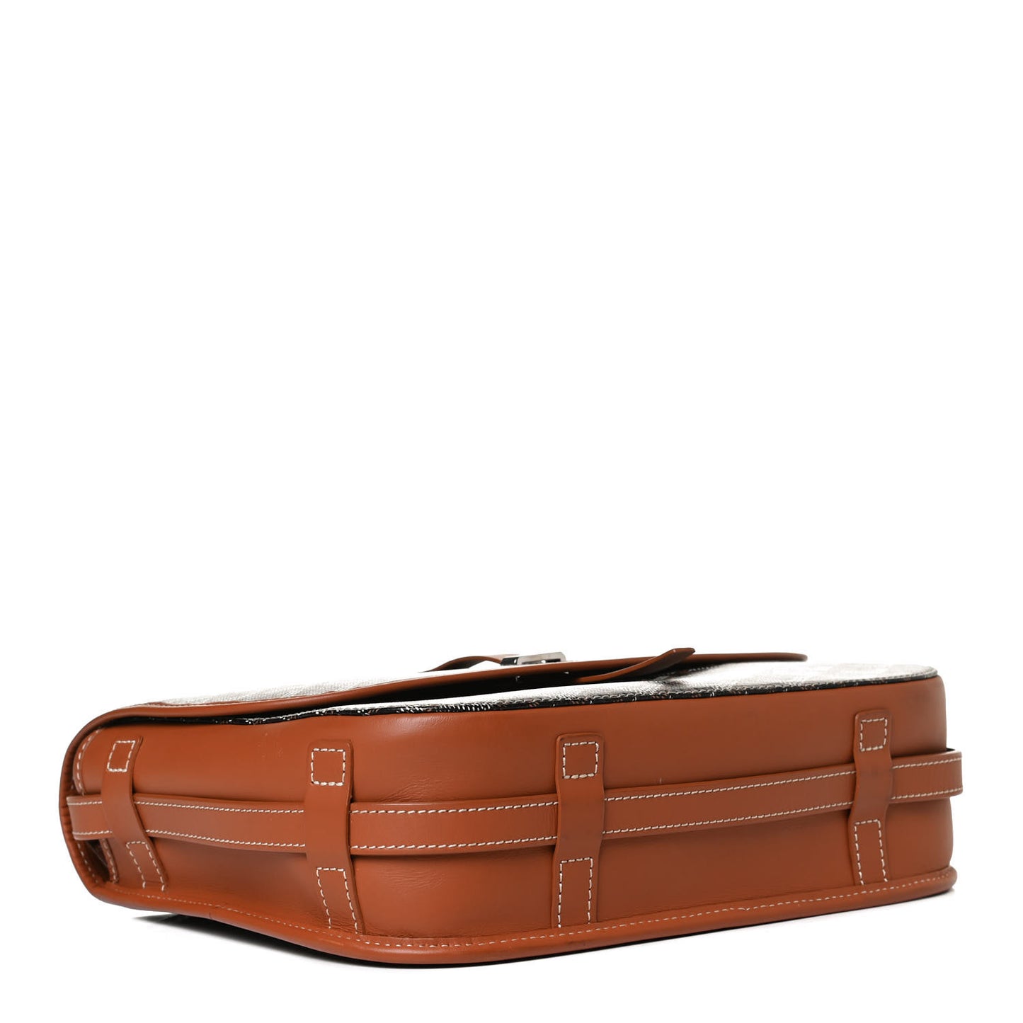 Goyardine Belvedere II MM Messenger Bag Black Gold