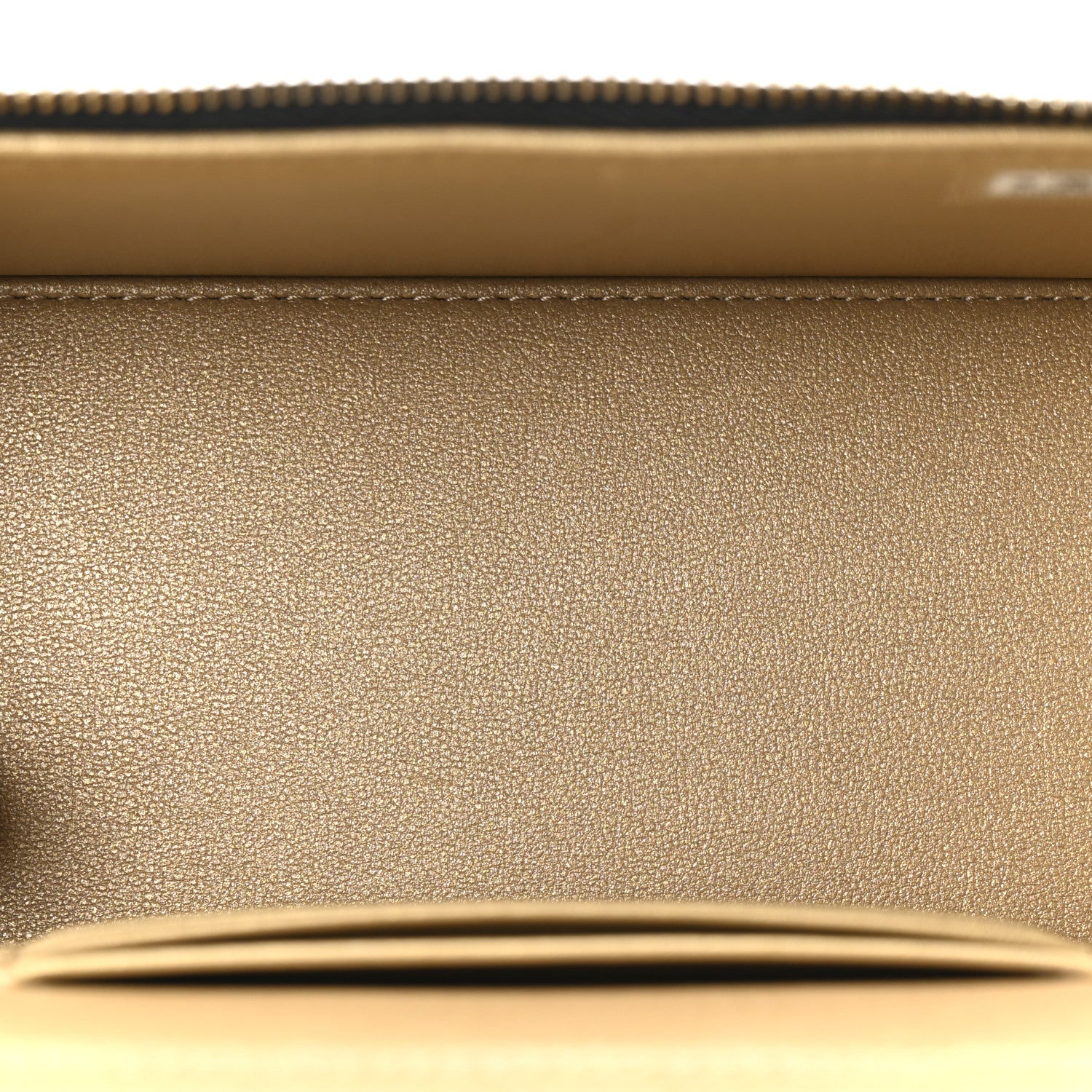 Chanel Lambskin Quilted Small Pearl Crush Vanity Case With Chain Black 5 of 11