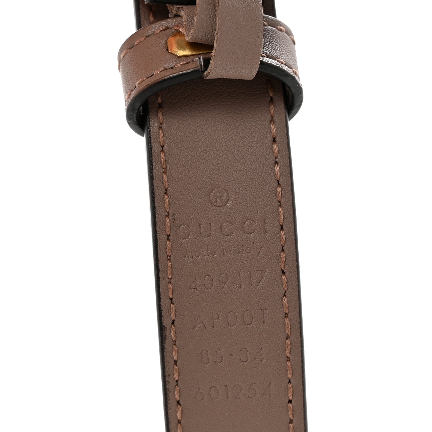 Calfskin Double G 20mm Belt 85 34 Porcelain Rose