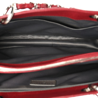 Chanel Caviar Quilted Grand Shopping Tote GST Red 5 of 14