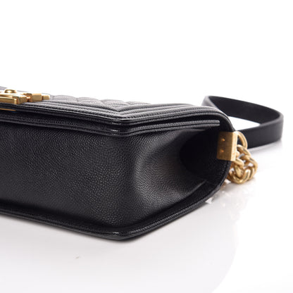 Chanel Caviar Quilted Medium Boy Flap Black 9 of 9