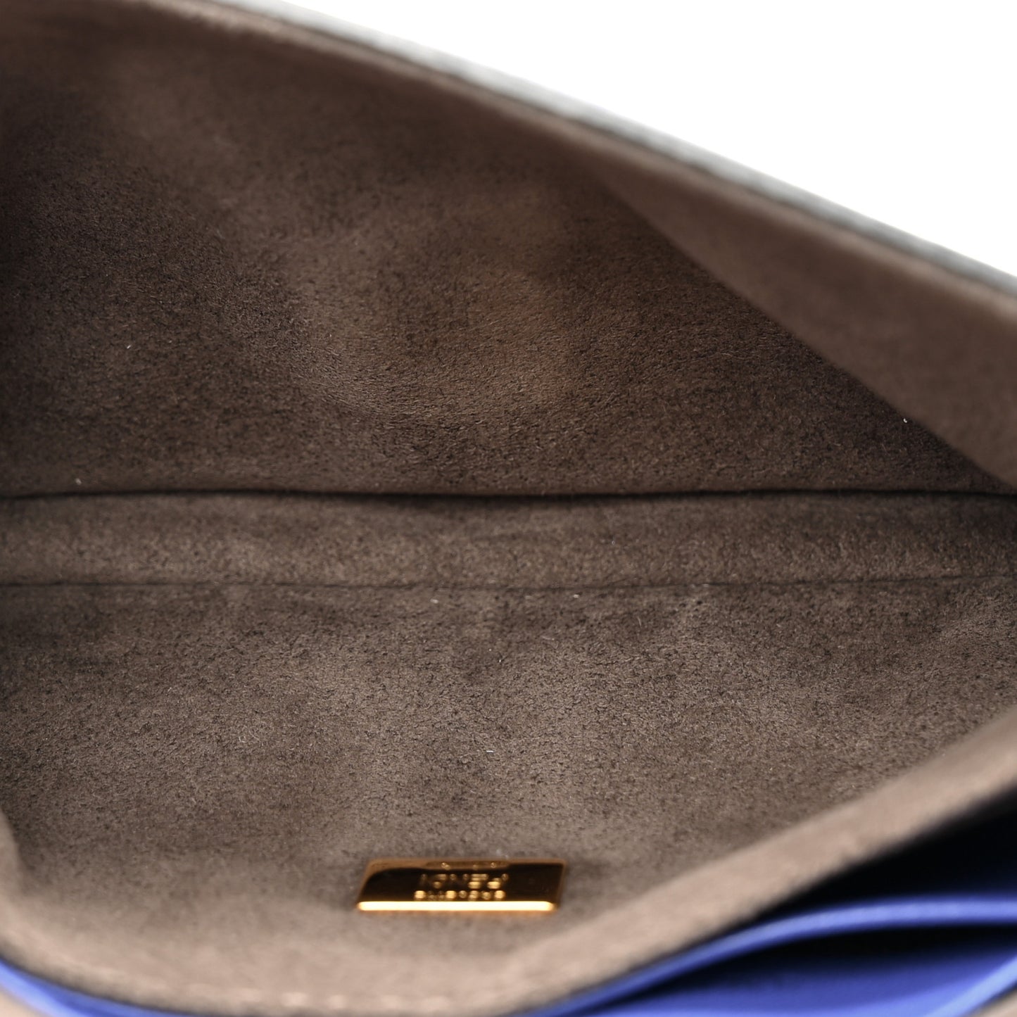 Shiny Nappa Micro Baguette Blue Neon