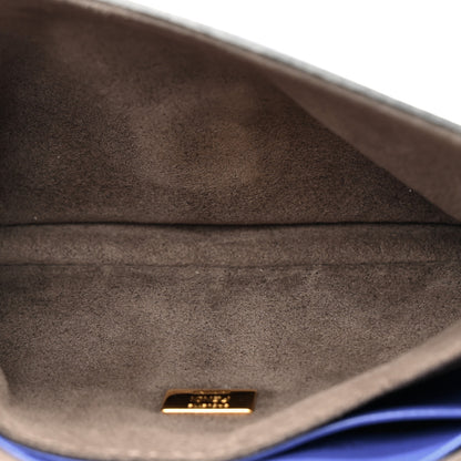 Fendi Shiny Nappa Micro Baguette Blue Neon 5 of 16