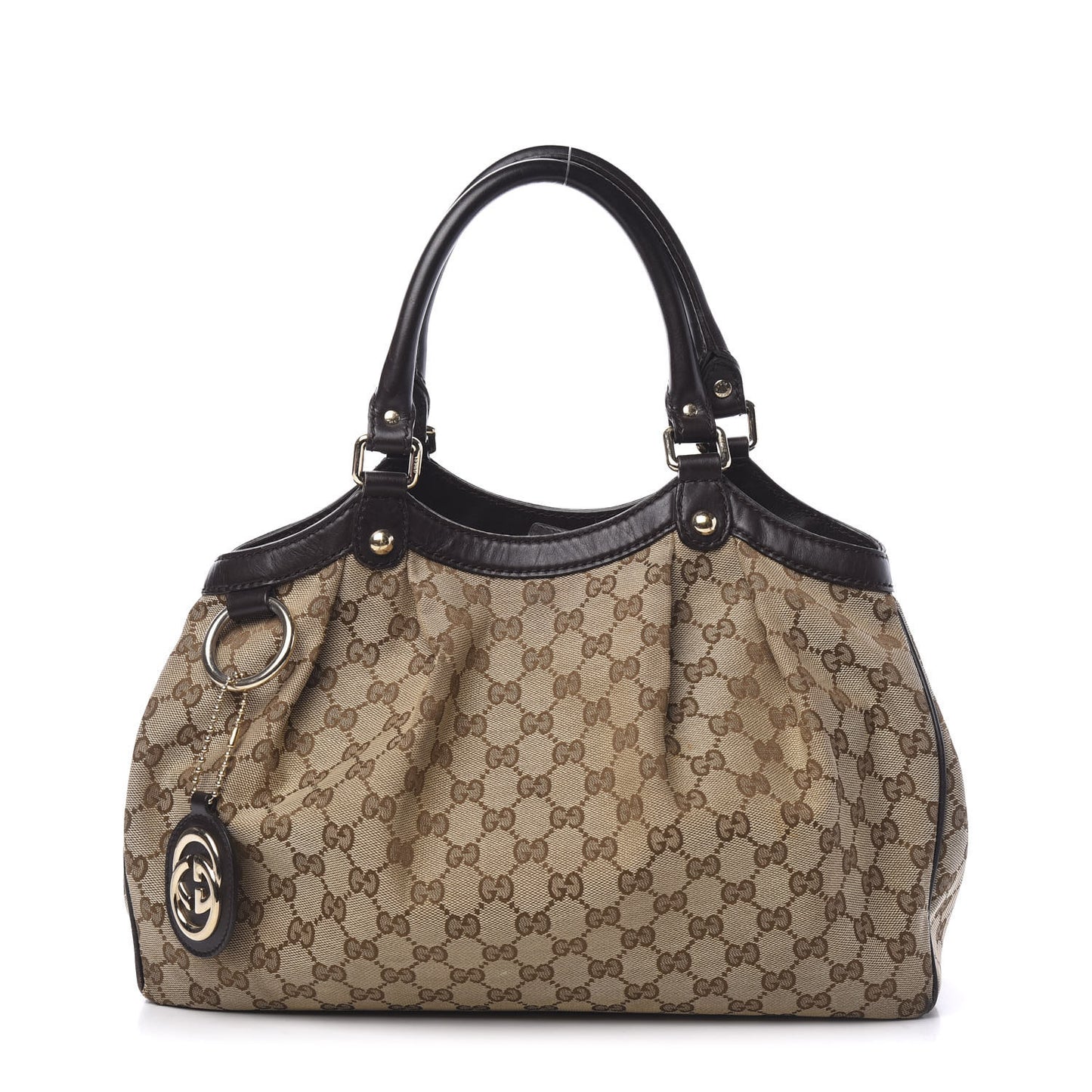 Monogram Medium Sukey Tote Dark Brown