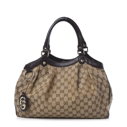 Gucci Monogram Medium Sukey Tote Dark Brown 1 of 16