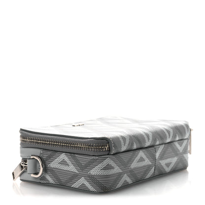 Christian Dior Coated Canvas CD Diamond Messenger Pouch Grey 4 of 10
