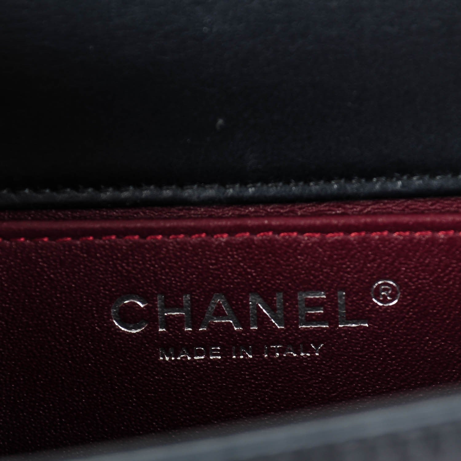 Chanel Calfskin Embossed Medium Paris Salzburg Boy Flap Black 7 of 8