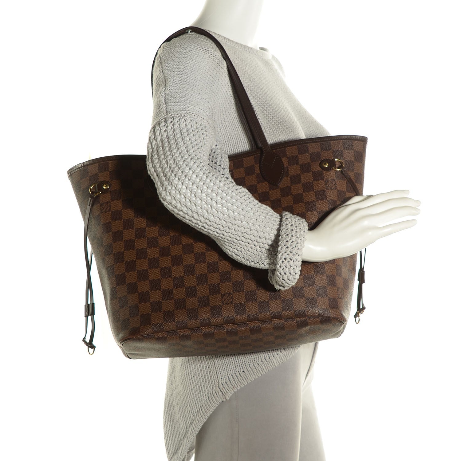 Louis Vuitton Damier Ebene Neverfull MM 2 of 7