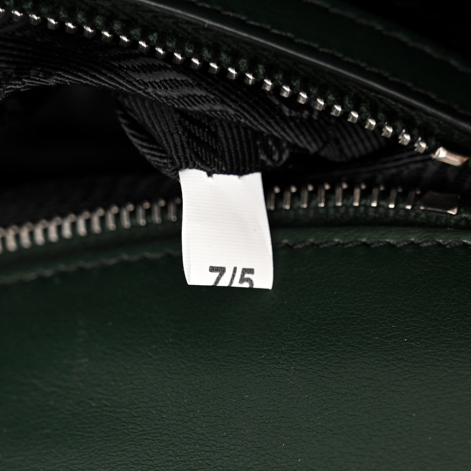 Prada Soft Calfskin Impunture Diagramme Medium Chain Flap Shoulder Bag Smeraldo 7 of 12