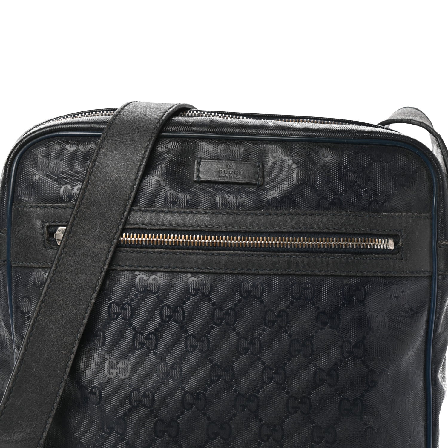 Gucci Imprime Monogram Medium Messenger Bag Black 8 of 10