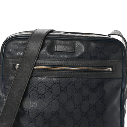 Gucci Imprime Monogram Medium Messenger Bag Black 8 of 10