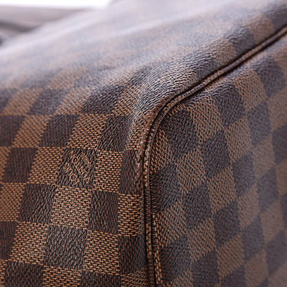 Louis Vuitton Damier Ebene Neo Neverfull MM Rose Ballerine 15 of 16