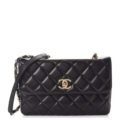 Chanel Lambskin Quilted Medium Trendy CC Flap Black 1 of 10