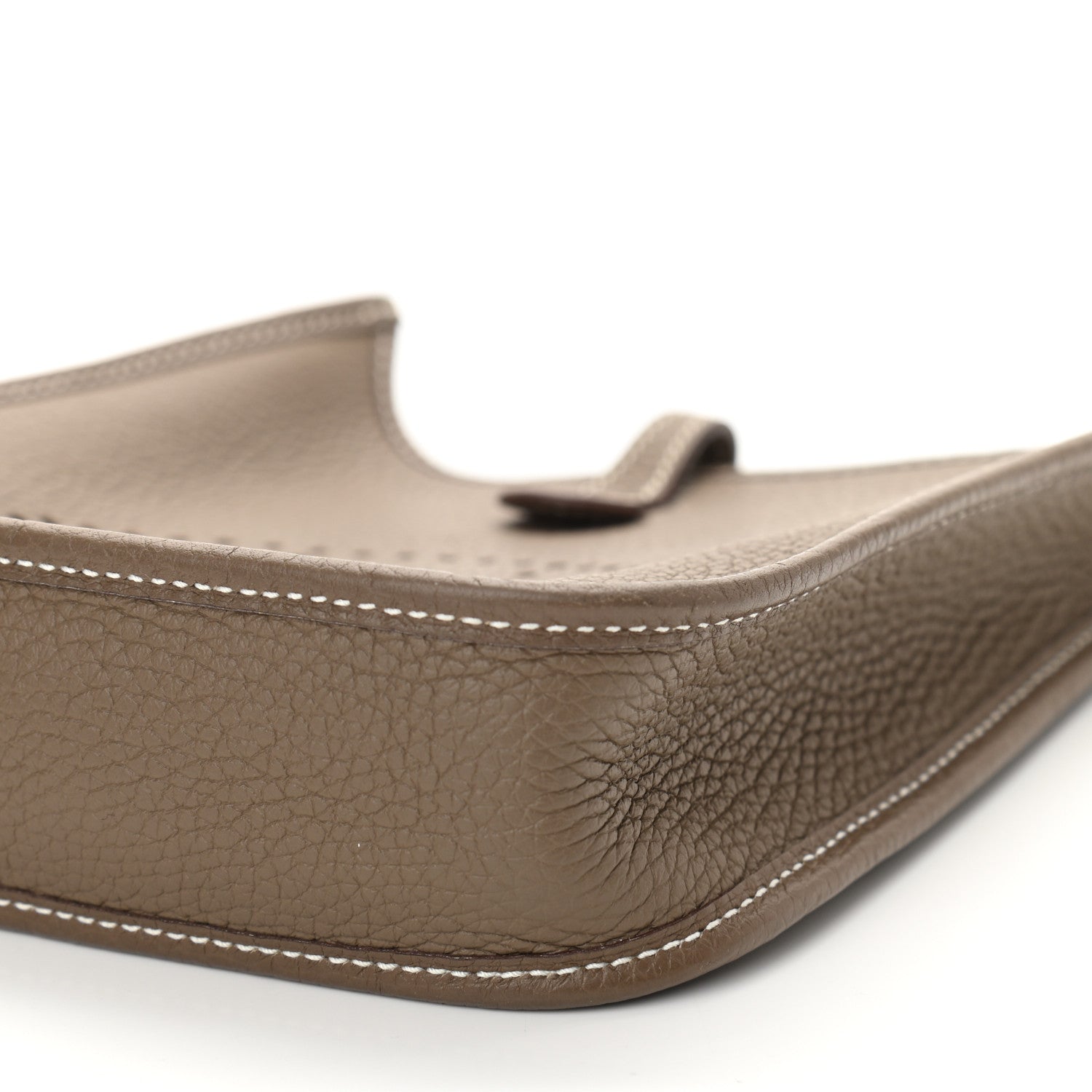 Hermes Taurillon Clemence Amazone Evelyne TPM Etoupe Bleu Indigo 9 of 9