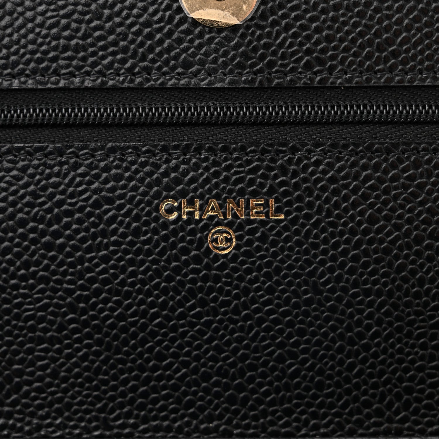 Chanel Caviar Quilted Wallet on Chain WOC Black 6 of 12