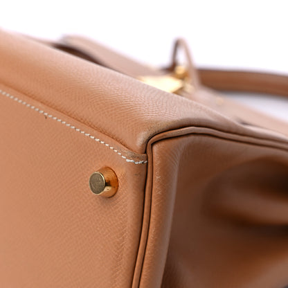 Hermes Courchevel Kelly Retourne 32 Naturelle 9 of 18