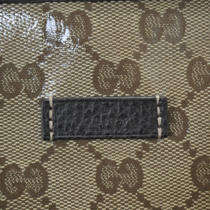 Gucci Crystal Monogram Dollar Calfskin Medium Joy Boston Beige Ebony Testa di Moro 7 of 12