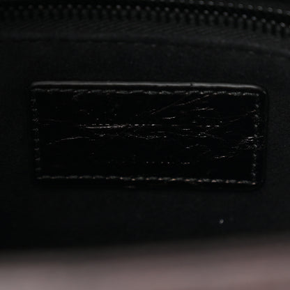 Christian Dior Crinkled Calfskin Cannage Medium Lady Dior Black 6 of 10