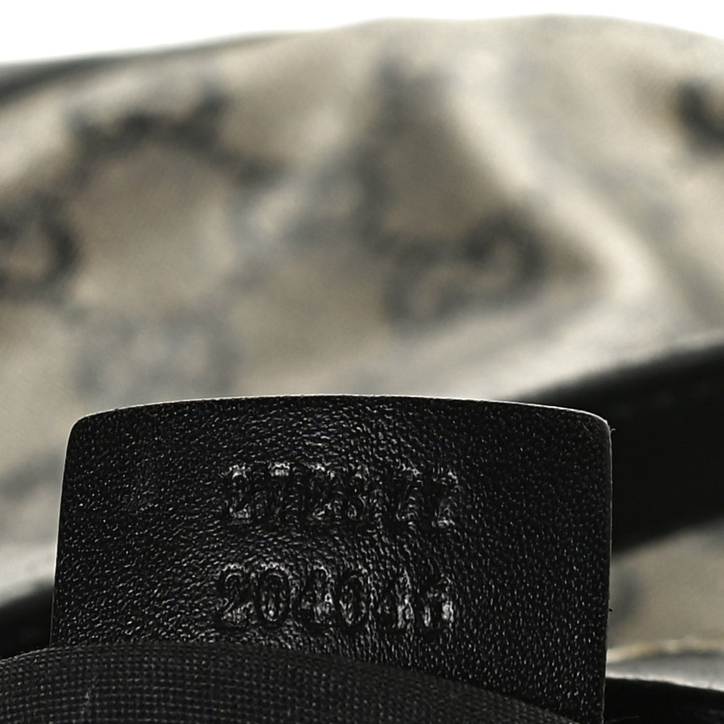 Crystal Monogram Bucket Tote Black