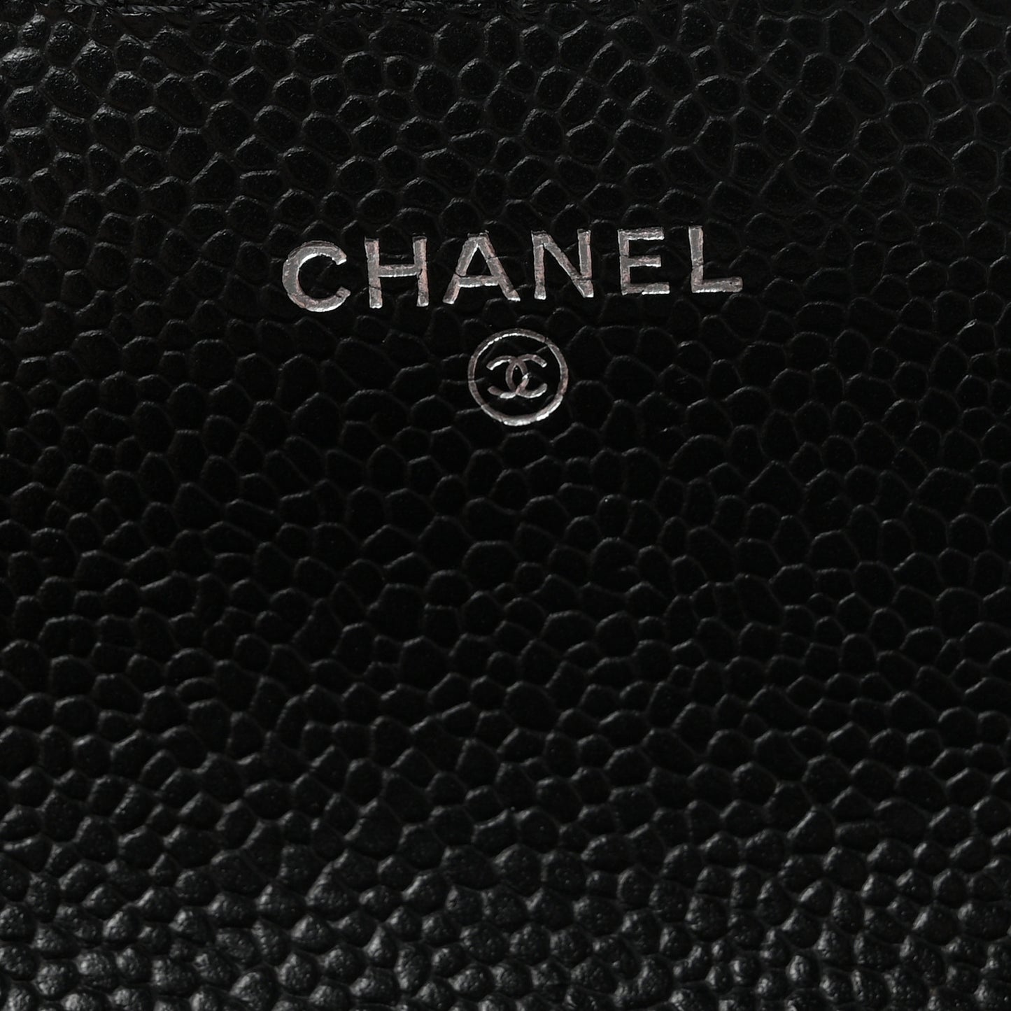 Caviar Quilted Large Gusset Flap Wallet Black
