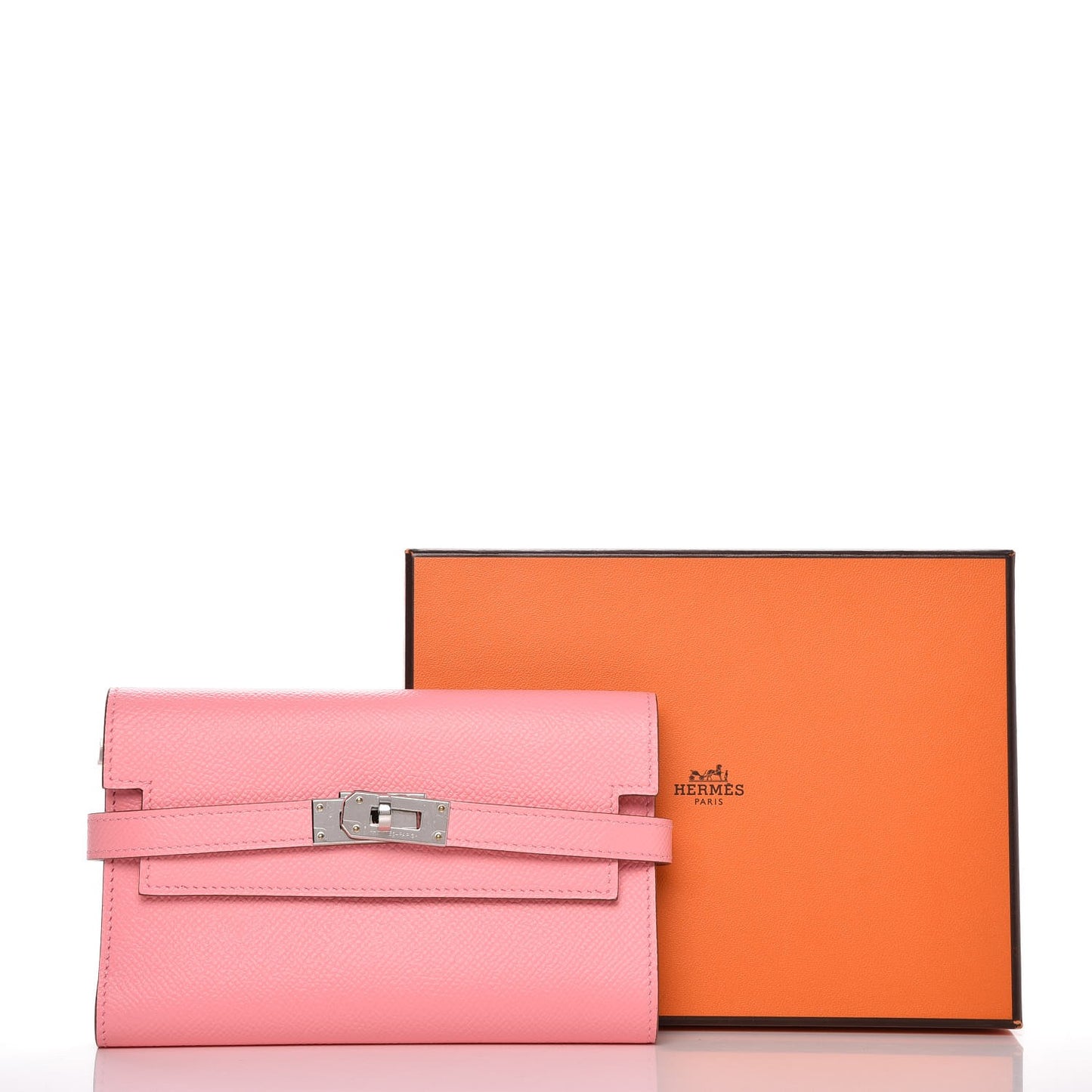 Epsom Medium Kelly Wallet Rose Confetti