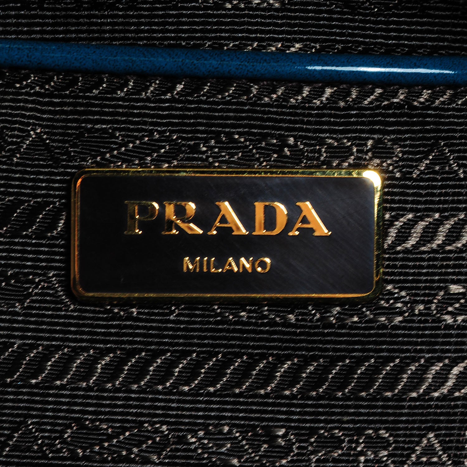 Prada Spazzolato Promenade Tote Pavone Fume 10 of 10