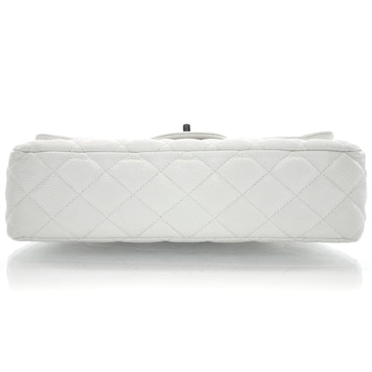 Chanel Caviar 2.55 Reissue 225 Flap White 6 of 10