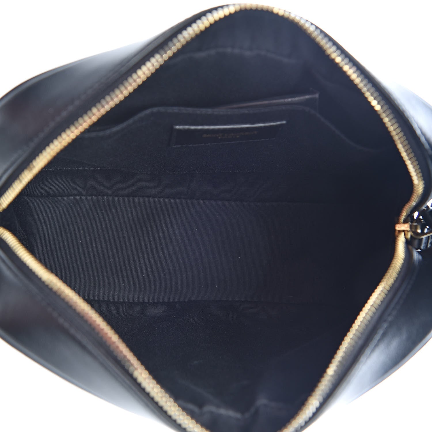 Saint Laurent Calfskin Matelasse Monogram Lou Camera Bag Black 5 of 9
