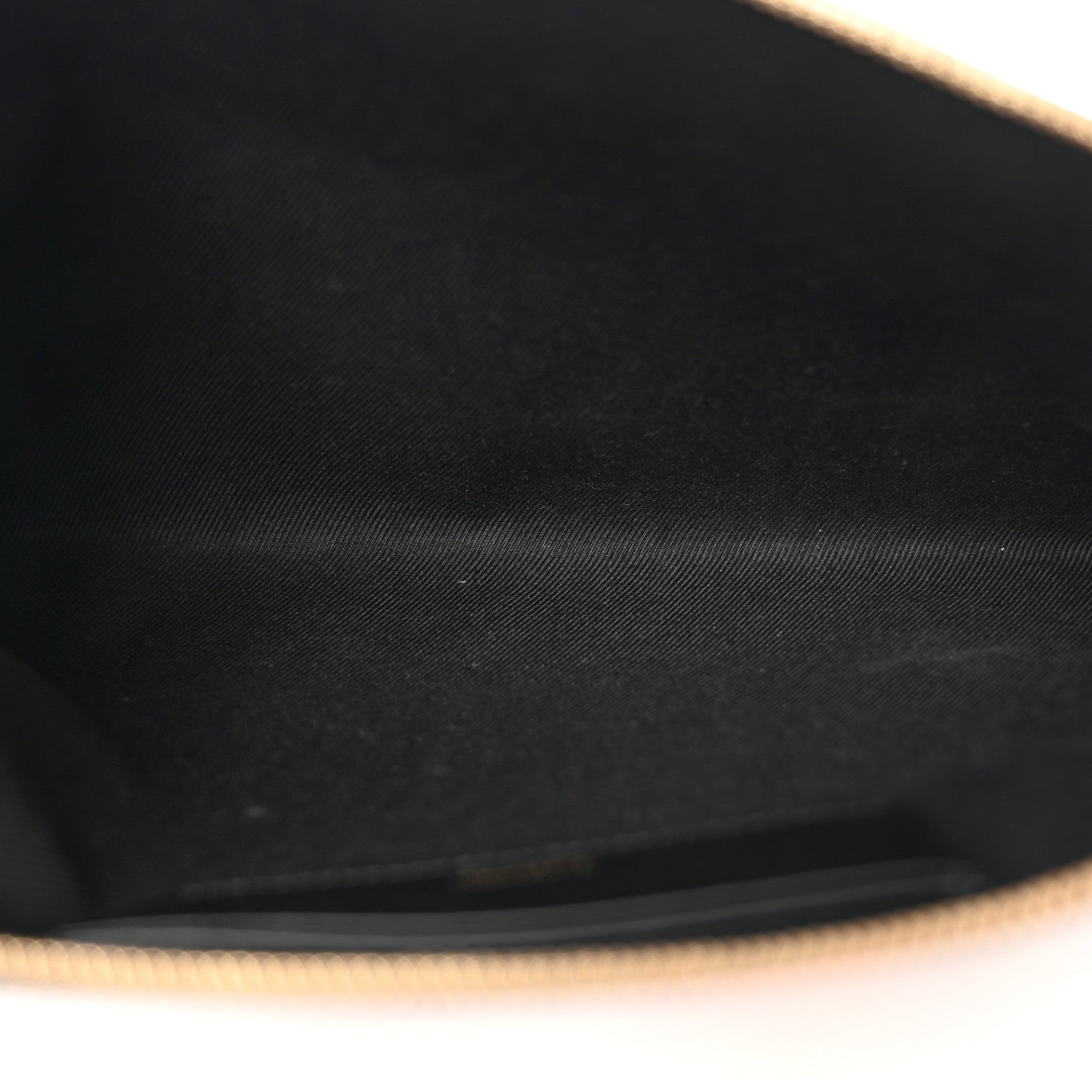 Burberry E-Canvas Monogram Stripe Zip Pouch Bridle Brown 5 of 7