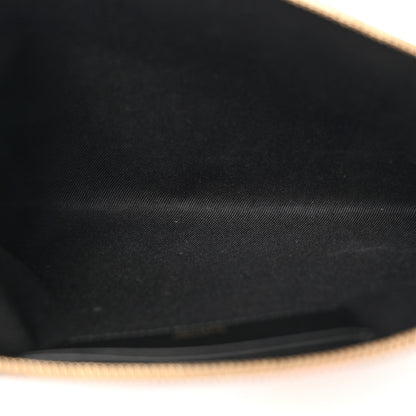 Burberry E-Canvas Monogram Stripe Zip Pouch Bridle Brown 5 of 7
