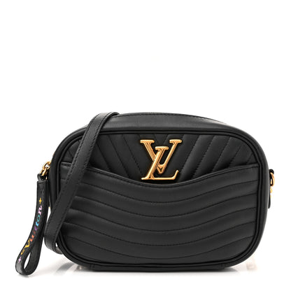 Louis Vuitton Calfskin New Wave Camera Bag Black 1 of 12
