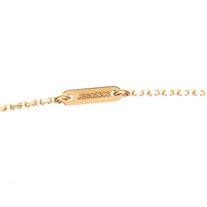 Van Cleef & Arpels 18K Yellow Gold Mother of Pearl Sweet Alhambra Pendant Necklace 5 of 7