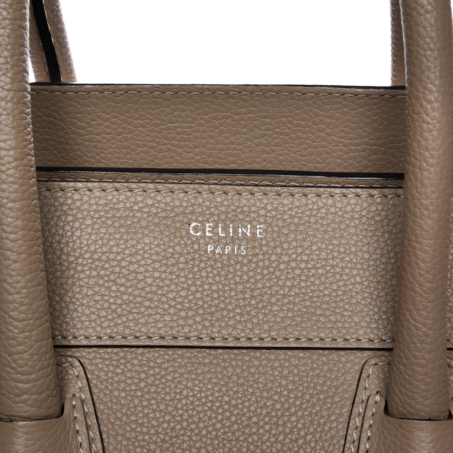 Drummed Calfskin Mini Luggage Dune