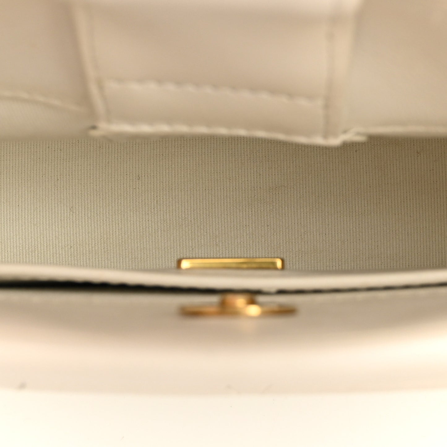Calfskin Quilted CC Hobo Handbag White