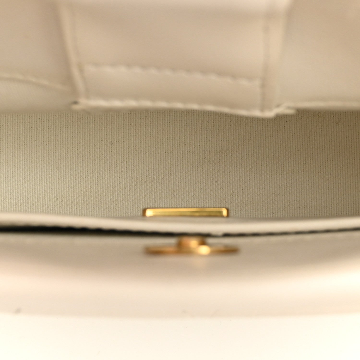 Chanel Calfskin Quilted CC Hobo Handbag White 5 of 10